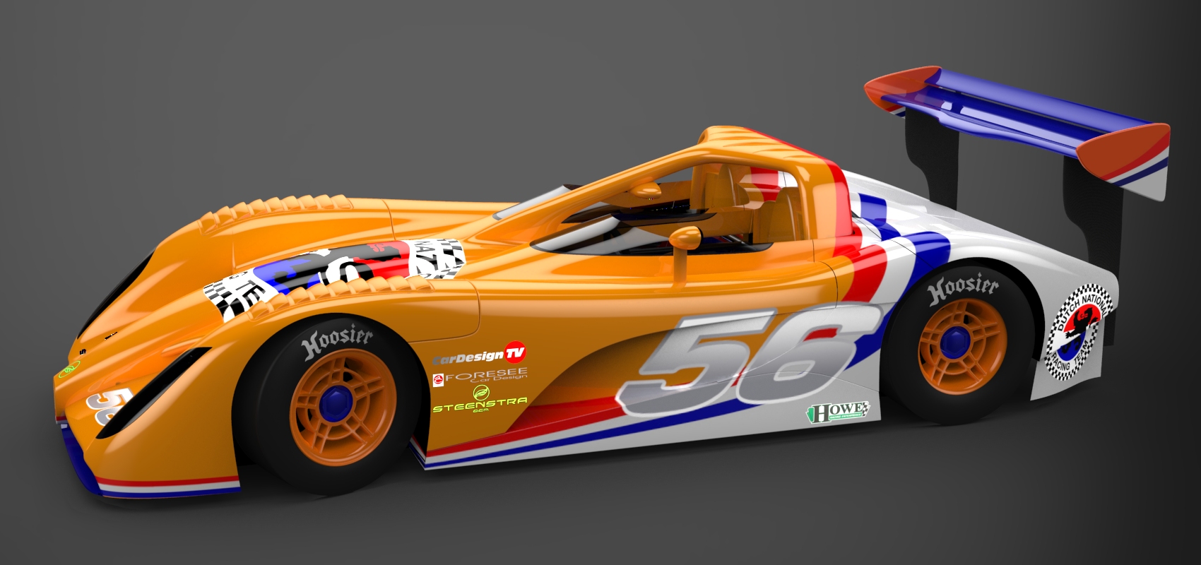 Endurance race car | 3D model